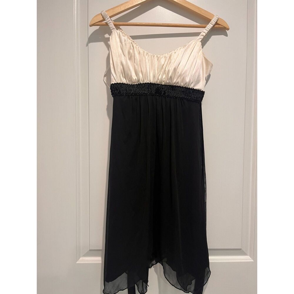 Sweet Storm Women's Dress - Black and white – Chic, cocktail dress, M